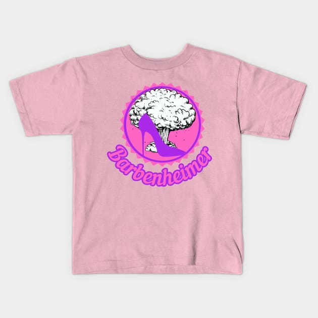 BAREBENHEIMER. HOT PINK STILETTO BOMB. Kids T-Shirt by SwagOMart